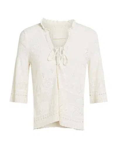 Zadig & Voltaire Woman Sweater Cream Size M Cotton In White
