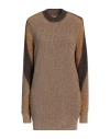 Zadig & Voltaire Woman Sweater Gold Size M Viscose, Metallic Fiber, Merino Wool In Gold