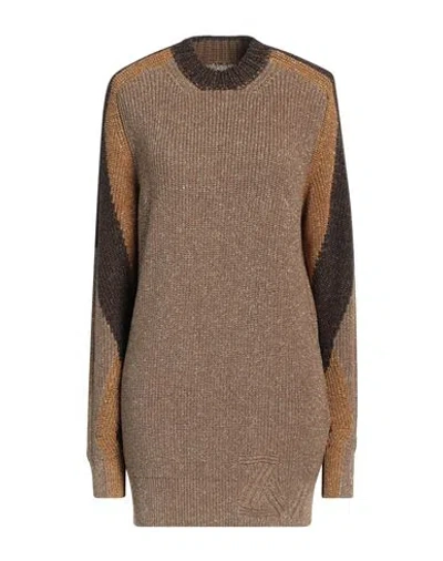 Zadig & Voltaire Woman Sweater Gold Size M Viscose, Metallic Fiber, Merino Wool