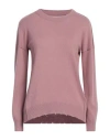 Zadig & Voltaire Woman Sweater Mauve Size L Cashmere, Shearling In Purple