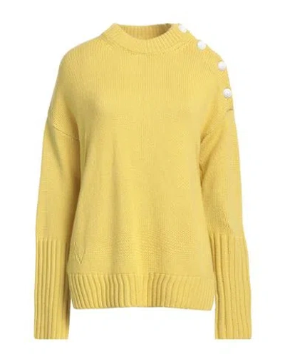 Zadig & Voltaire Woman Sweater Mustard Size L Cashmere In Yellow