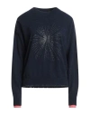 Zadig & Voltaire Woman Sweater Navy Size Xs Cashmere In Navy Blue