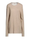 Shop Zadig & Voltaire Woman Sweater Sand Size L Cashmere In Beige