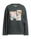 Zadig & Voltaire Woman Sweatshirt Charcoal Size S Organic Cotton, Polyester In Grey