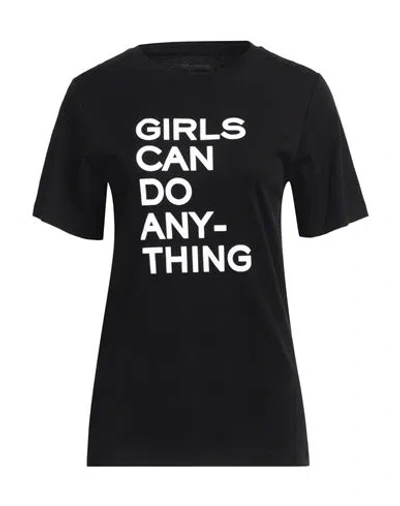 Zadig & Voltaire Woman T-shirt Black Size M Cotton
