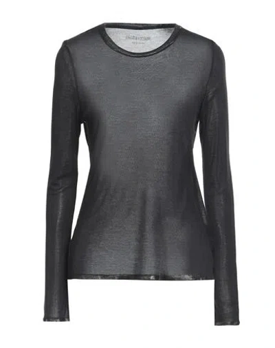 Zadig & Voltaire Woman T-shirt Black Size M Modal In Black