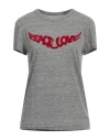 Zadig & Voltaire Woman T-shirt Grey Size Xs Cotton, Recycled Polyester In Grey