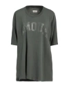 Zadig & Voltaire Woman T-shirt Military Green Size Xs Cotton, Mohair Wool In Green