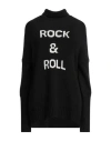 Zadig & Voltaire Womens Noir Alma Turtleneck Oversized Wool Jumper In Black