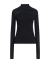 Zadig & Voltaire Woman Turtleneck Midnight Blue Size M Merino Wool In Blue