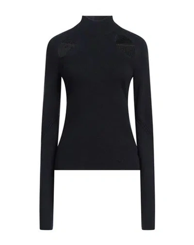 Zadig & Voltaire Woman Turtleneck Midnight Blue Size M Merino Wool