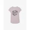 Zadig & Voltaire Zadig&voltaire Women's Blanc Woop Graphic-print Short-sleeve Cotton T-shirt