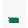 Zadig & Voltaire Womens Zv Logo-plaque Leather Cardholder Epic