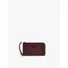 Zadig & Voltaire Womens Furious Zv Logo-plaque Leather Cardholder