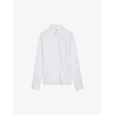 Zadig & Voltaire Zadig&voltaire Womens Judo Tyrone Relaxed-fit Long-sleeve Cotton Shirt