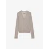 Zadig & Voltaire Rivy Cashmere Jumper In Latte