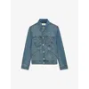 Zadig & Voltaire Kioka Denim Jacket In Light Blue
