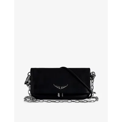 Zadig & Voltaire Zadig&voltaire Women's Noir Rock Eternal Leather Clutch Bag