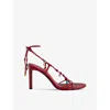 ZADIG & VOLTAIRE ZADIG&VOLTAIRE WOMENS POWER ALANA CHARM-EMBELLISHED HEELED LEATHER SANDALS