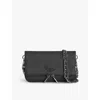 Zadig & Voltaire Womens Road Rock Nano Suede Clutch Bag