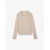 ZADIG & VOLTAIRE ZADIG&VOLTAIRE WOMENS SCOUT SOURCY ROUND-NECK LONG-SLEEVE CASHMERE JUMPER