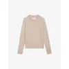 ZADIG & VOLTAIRE ZADIG&VOLTAIRE WOMEN'S SCOUT SOURCY ROUND-NECK LONG-SLEEVE CASHMERE JUMPER