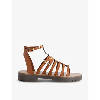 Zadig & Voltaire Joe Sandals In Brown