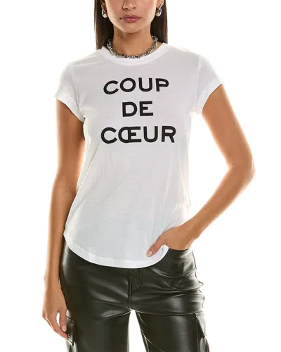 Zadig & Voltaire Woop Coup De Cur T-shirt In White