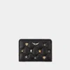 ZADIG & VOLTAIRE ZADIG&VOLTAIRE ZV PASS LUCKY CHARMS CARD-HOLDER