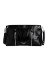 Zadig & Voltaire Zippered Shoulder Bag In Black
