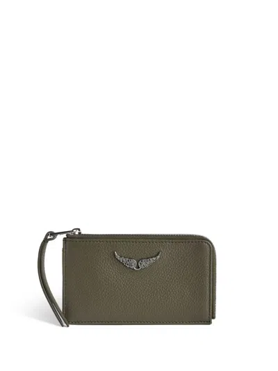 Zadig & Voltaire Zv Card Holder In Green