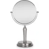 Zadro Anaheim Makeup Mirror With 5x/1x Magnification In Satin Nickel
