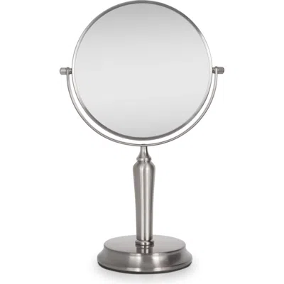 Zadro Anaheim Makeup Mirror With 5x/1x Magnification In Satin Nickel