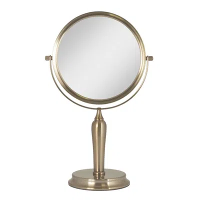 Zadro Anaheim Makeup Mirror With Magnification - Champagne Gold