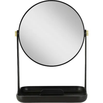 Zadro Back-to-school Makeup Mirror With Accessory Tray & Phone Holder In Black