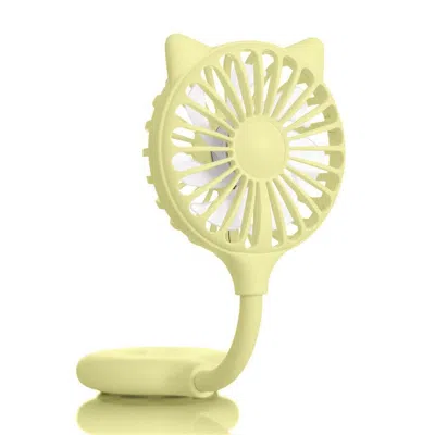 Zadro Cat Ear Beauty Fan - Yellow