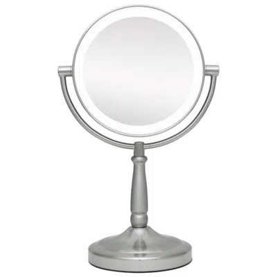 Zadro Cordless 13 1/4" High Vanity Mirror With Led Light In Gray
