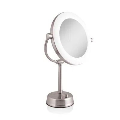 Zadro Fluorescent Surround Light Lighted Mirror With 1x/10x Magnification
