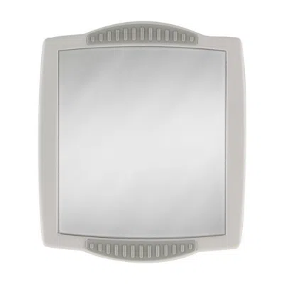 Zadro Fogless Clip-on Shower Mirror With Suction Cup - 6631631454395 In White