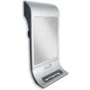 Zadro Fogless Lighted Shower Mirror With Suction Cup Mounting & Squeegee In Silver