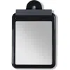 Zadro Fogless Shower Mirror For Travel With Suction Cup & Squeegee In Black