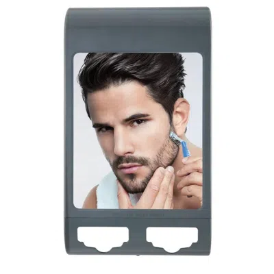 Zadro Fogless Shower Mirror With Razor Holder & Squeegee - 6631633748155 In Gray