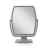 Zadro Geo, Makeup Mirror With 5x/1x Magnification - Gray In Gray