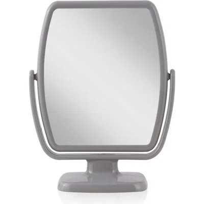 Zadro Geo Makeup Mirror With Magnification In Gray