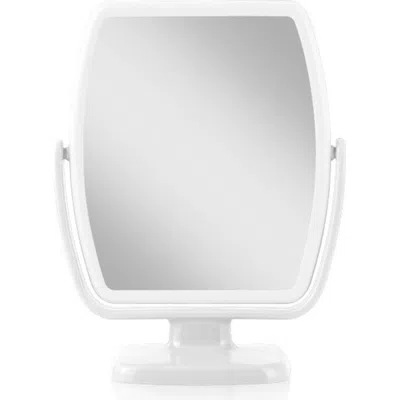 Zadro Geo Makeup Mirror With Magnification In White