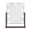 Zadro Hollywood Led Vertical Countertop Makeup Mirror - Chocolate In Brown