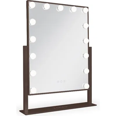 Zadro Hollywood Makeup Mirror In Chocolate