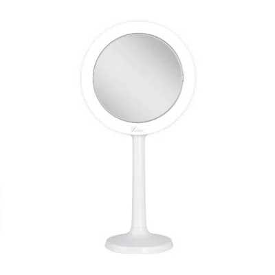 Zadro Hudson, Led Lighted Makeup Mirror With 8x/1x, Suction Cup - White