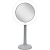 Zadro Hudson Lighted Makeup Mirror With 8x/1x Magnifications & Suction Cup In Gray