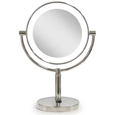 Zadro Laguna 17 1/2" High Polished Nickel Plug-in Led Vanity Mirror